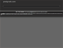 Tablet Screenshot of postgrade.com